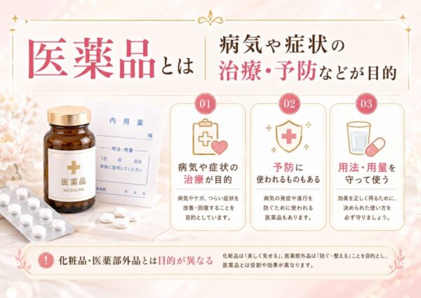 医薬品とは|病気や症状の治療・予防などが目的