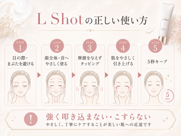 ハリッチL Shotの正しい使い方5ステップ