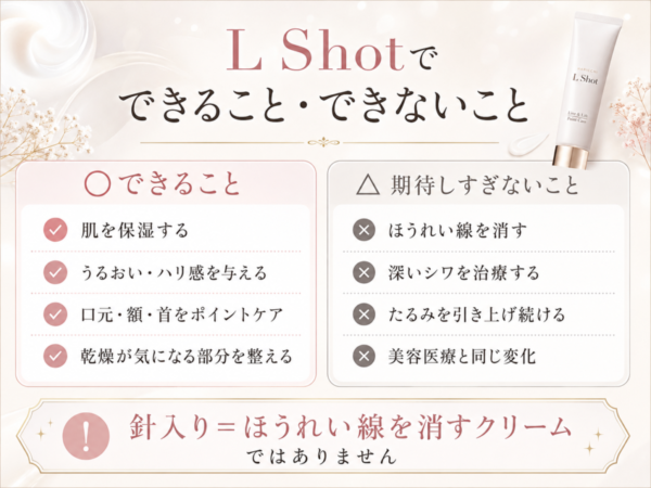 ハリッチL Shotでできることと期待しすぎないこと
