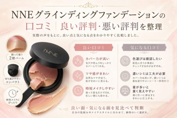 NNEグラインディングファンデーションの口コミ