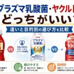 R-1・プラズマ乳酸菌・ヤクルト1000はどっちがいい?違いと目的別の選び方を比較
