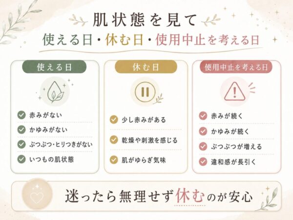 リードルショットを使う前に確認したい肌状態