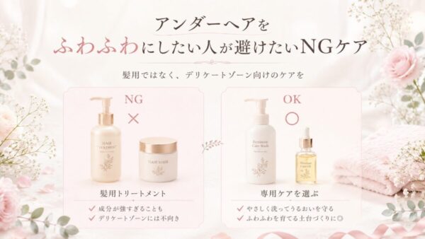髪用トリートメントではなく、専用ケアを選ぶ