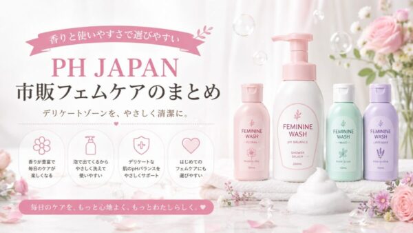 まとめ|PH JAPANは香りと使いやすさで選びやすい市販フェムケア