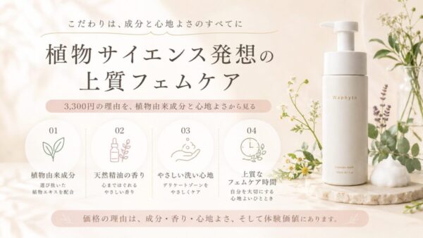 植物サイエンス発想の上質フェムケア