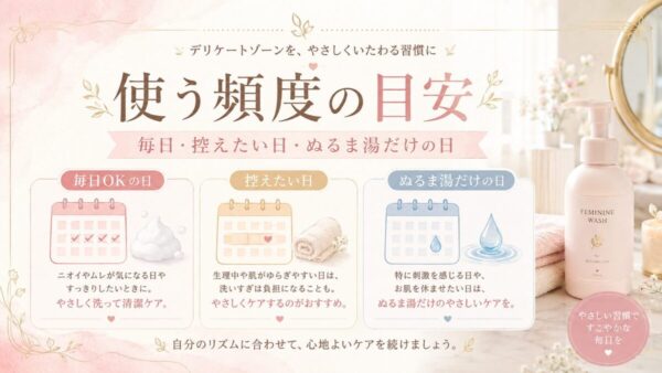 使う頻度の目安