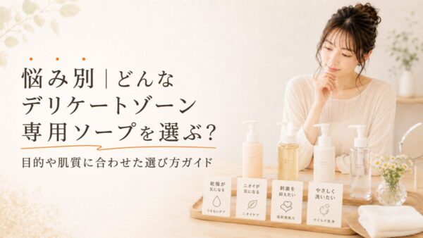 悩み別｜どんなデリケートゾーン専用ソープを選ぶ？