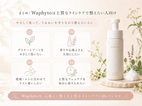 まとめ|Waphytoは上質なラインケアで整えたい人向け