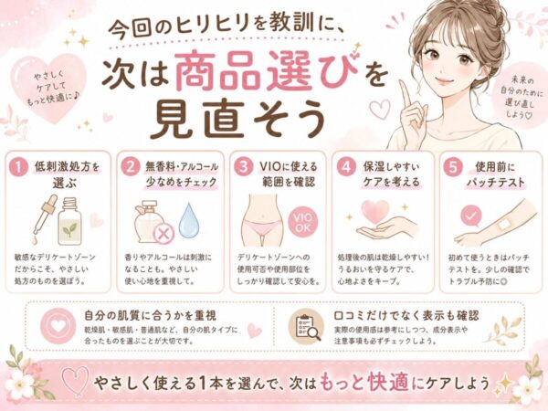 今回のヒリヒリを教訓に、次は商品選びを見直そう
