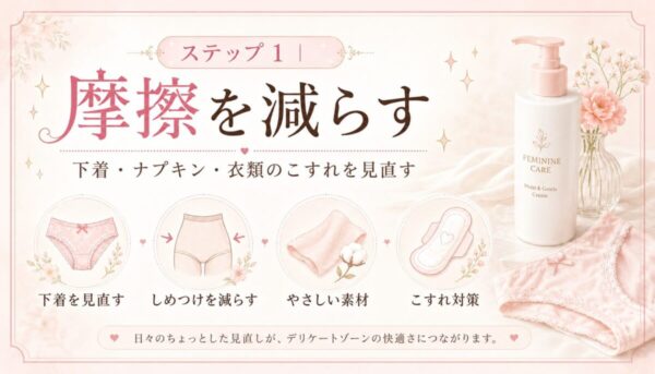 ステップ1|摩擦を減らす