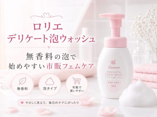 まとめ｜ロリエ デリケート泡ウォッシュは無香料の泡で始めやすい市販フェムケア