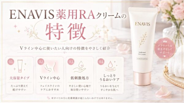 ENAVIS薬用RAクリームの特徴