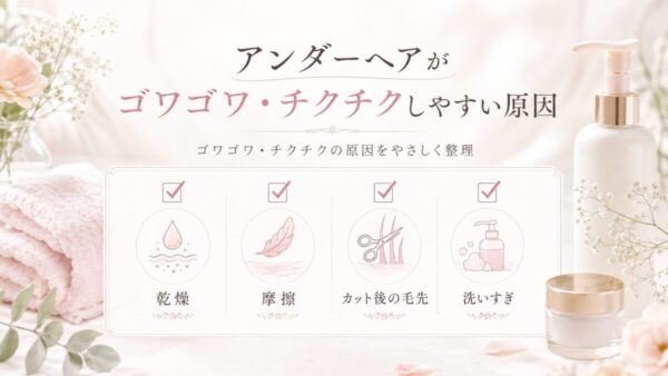 ゴワゴワ・チクチクの原因をやさしく整理する美容チェックリスト
