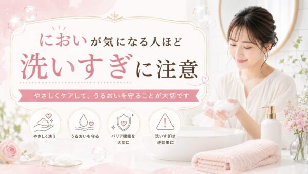 においが気になる人ほど「洗いすぎ」という盲点