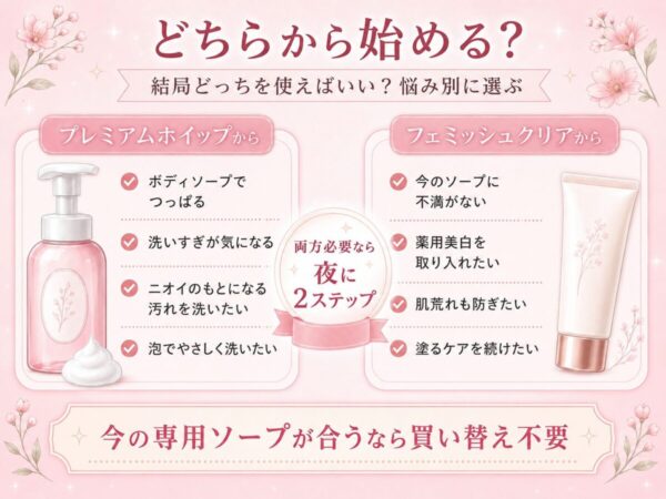どちらから始める？