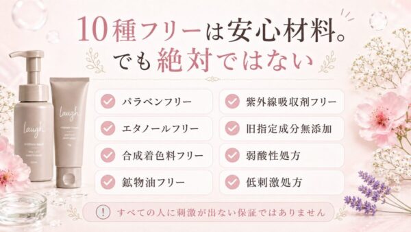 ラフドット 10種フリーは安心材料。でも絶対ではない